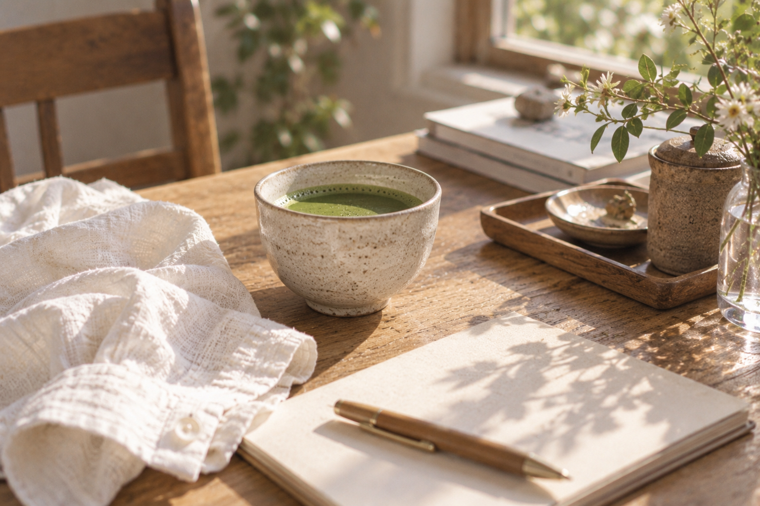 A serene room and steady start to the day