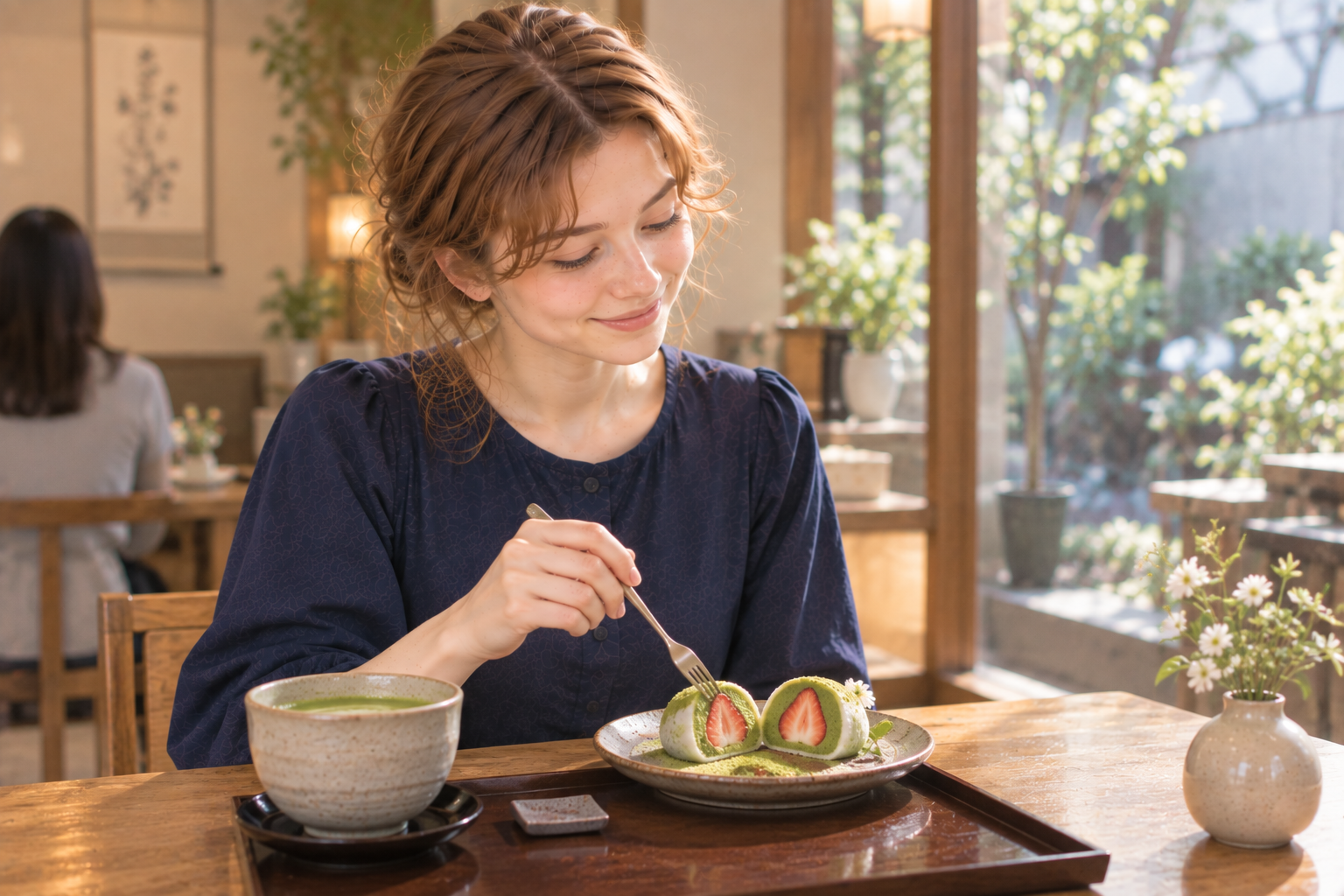 Lina's Quiet Luxury Matcha Moment